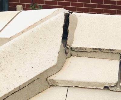 roof mortar cracks